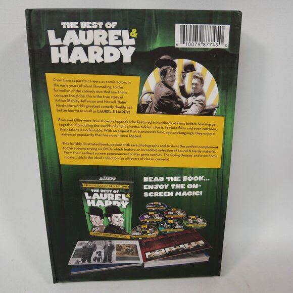 The Best Of Laurel & Hardy Premium Collectors Edition DVD Set w/ Booklet TESTED - Picture 3 of 3